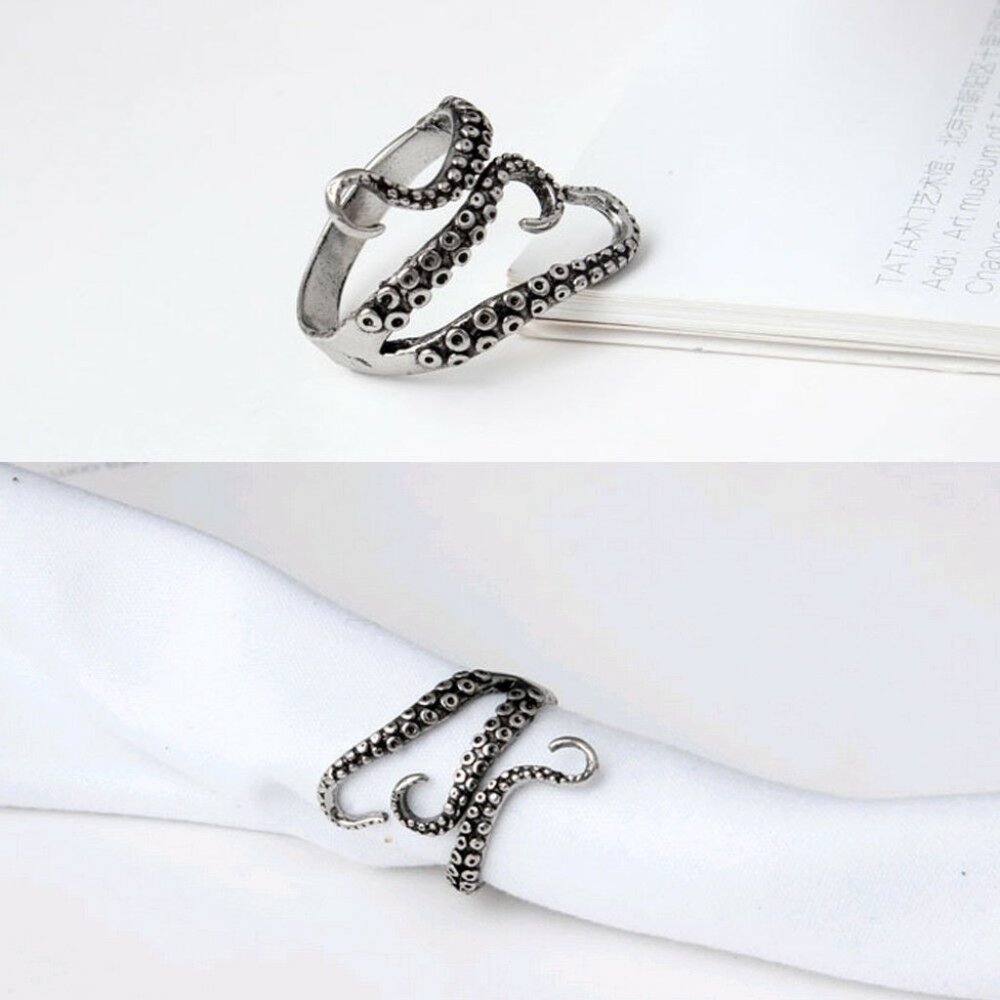 NWOT Silver Octopus Ring - Picture 9 of 11